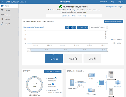 Using SANtricity software for load balancing