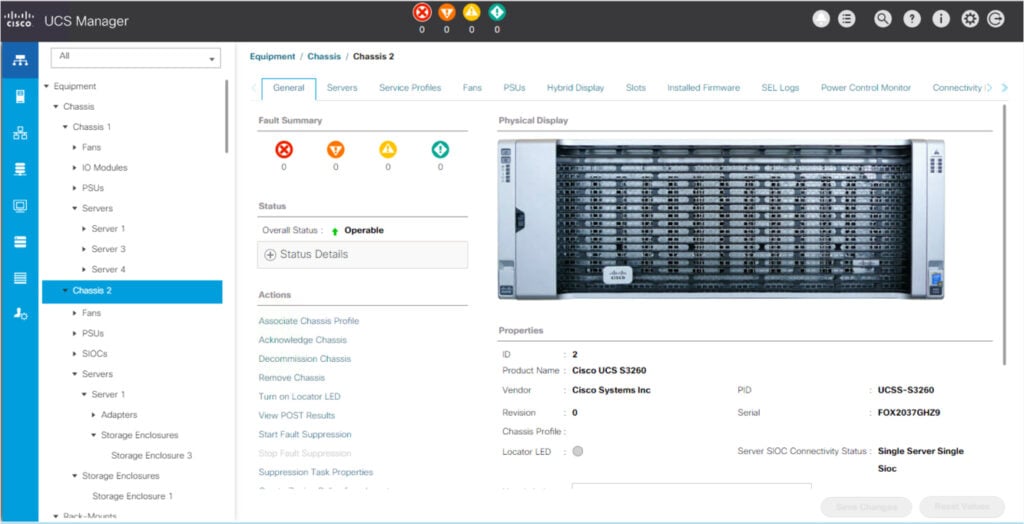Cisco UCS Manager storage management software