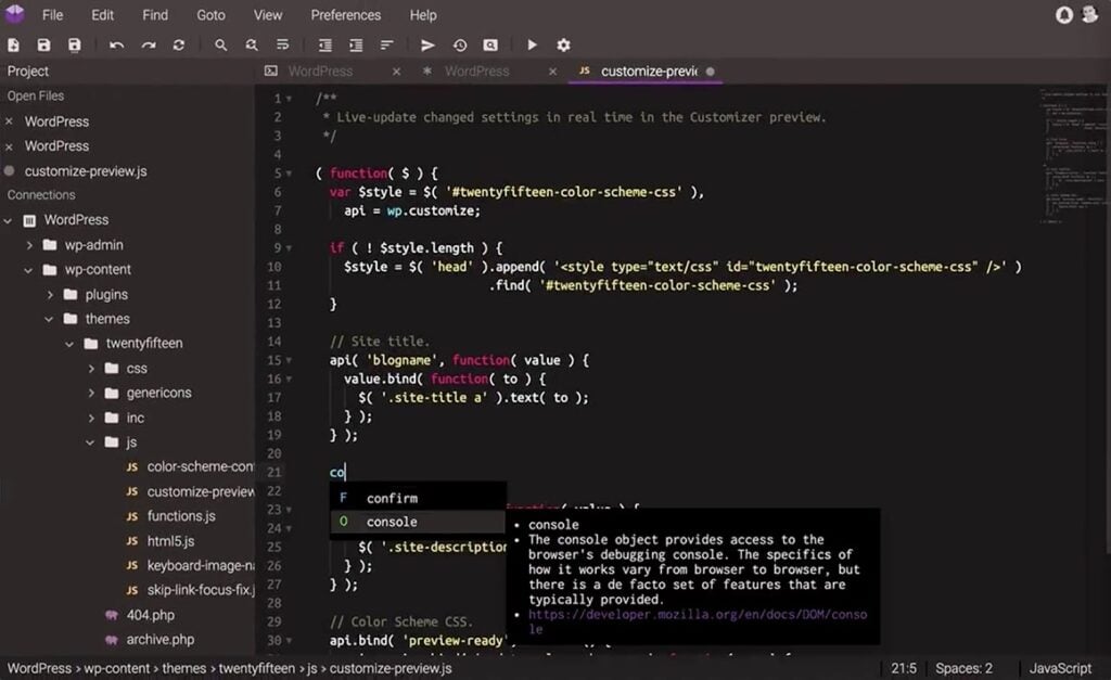 Sample coding project done in Codeanywhere code collaboration tool