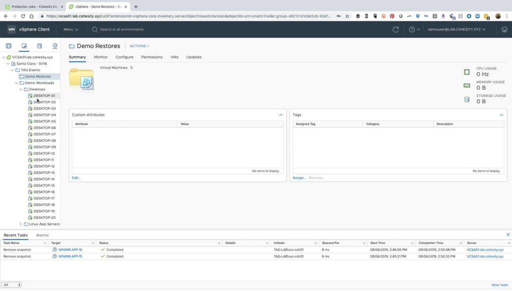 Cohesity Storage Management Software