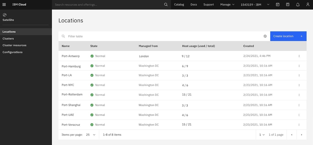 IBM's Cloud Satellite building and deploying applications