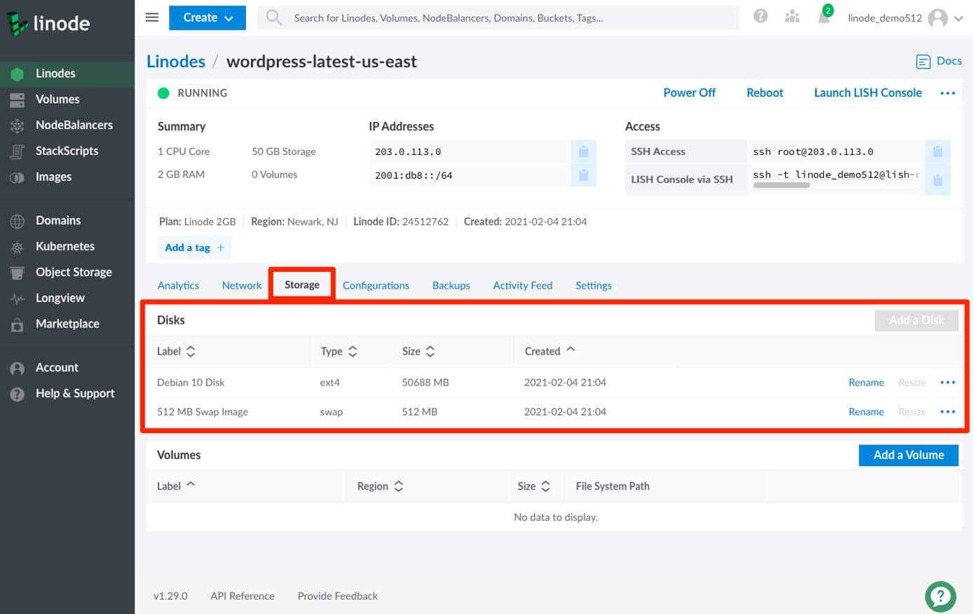 A screenshot of the homepage showing the data center distributions on a map