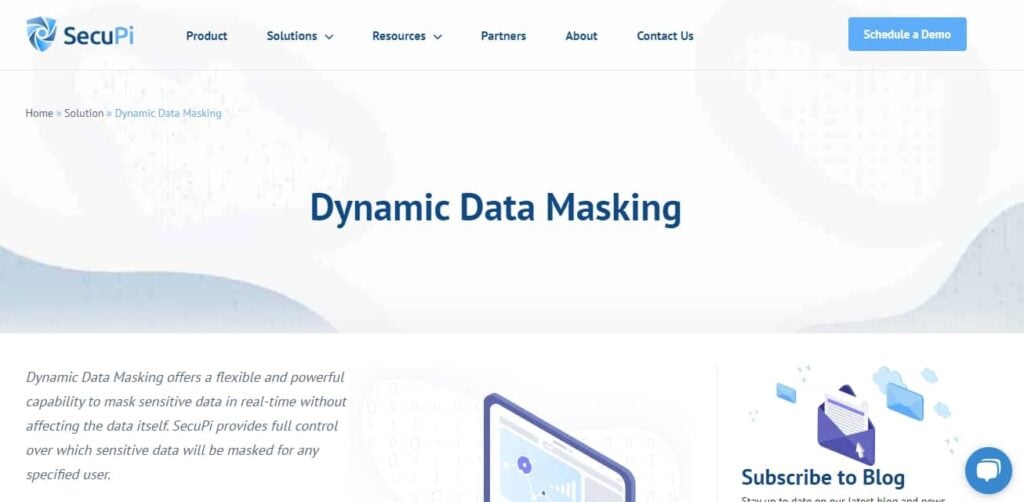 SecuPi data masking software