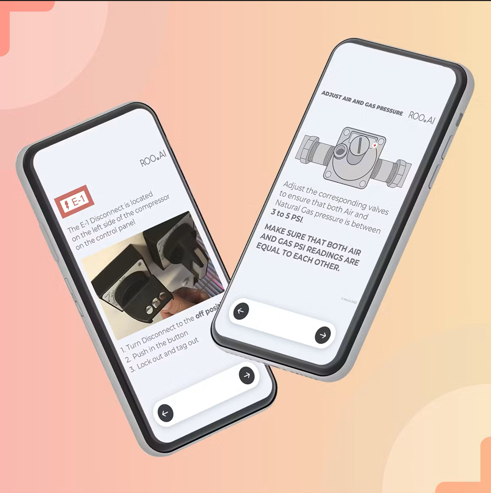 ROO.AI connected worker platform interface