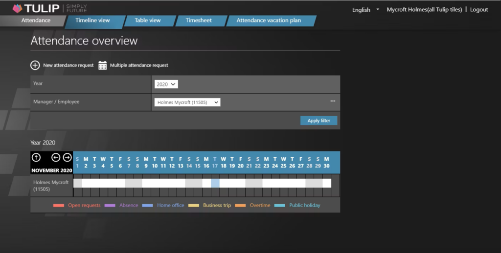 Tulip connected worker platform interface