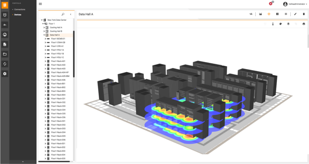 Vertiv DCIM thermal manager solution model