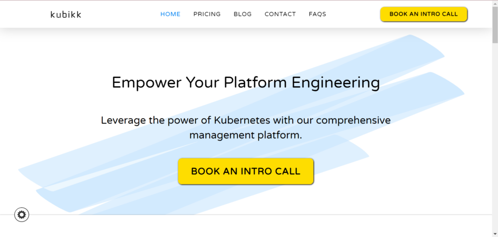 Kubikk's website screenshot