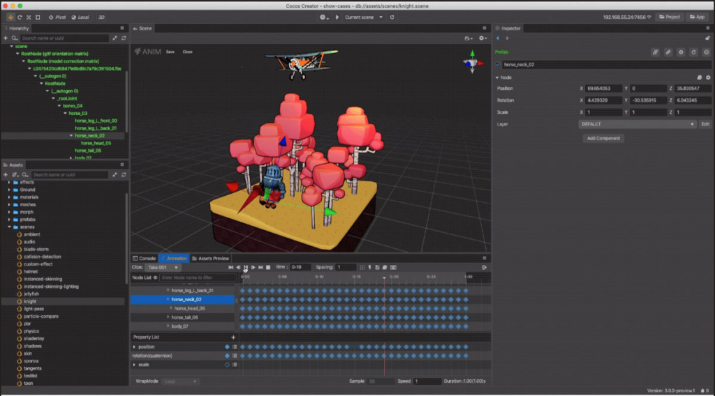 Cocos2d game engine software interface