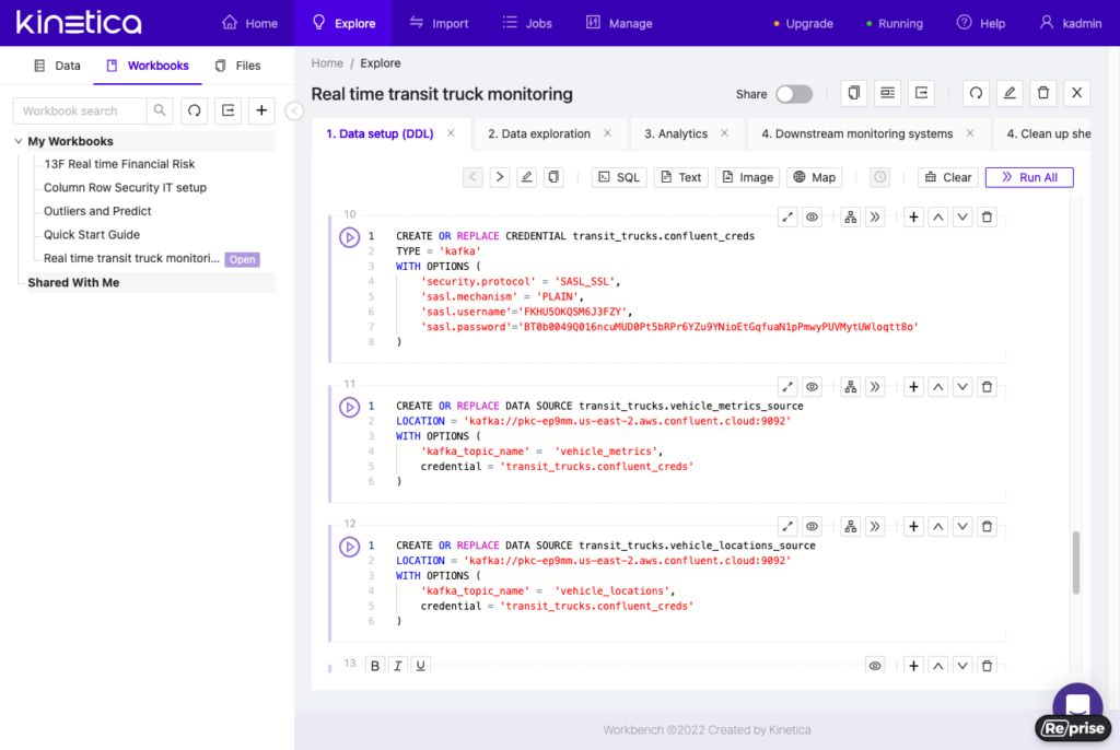Kenetica's workbench feature