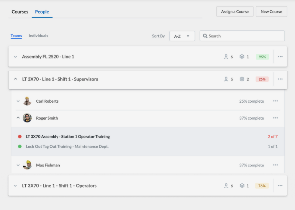 Dozuki connected worker platform interface