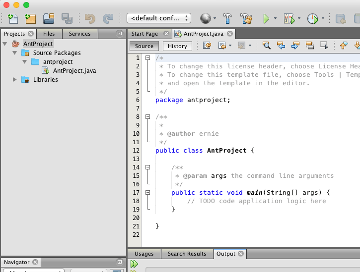 How to build Java projects with Apache ANT