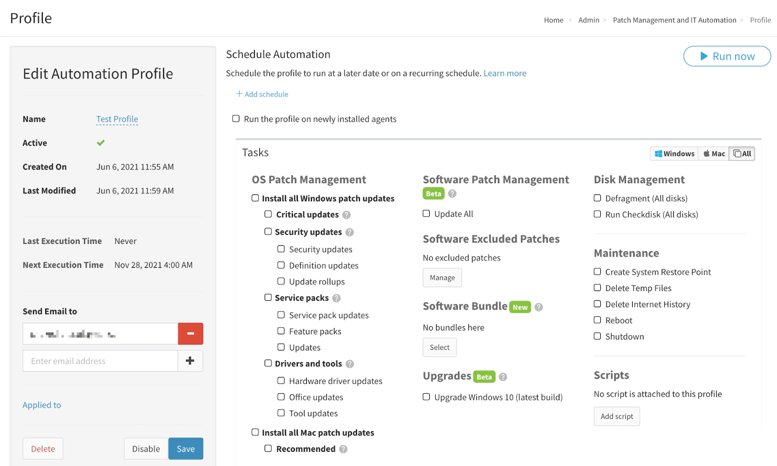 ITSM tool Atera's profile