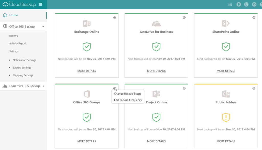 AvePoint Cloud Backup Saas Backup Software