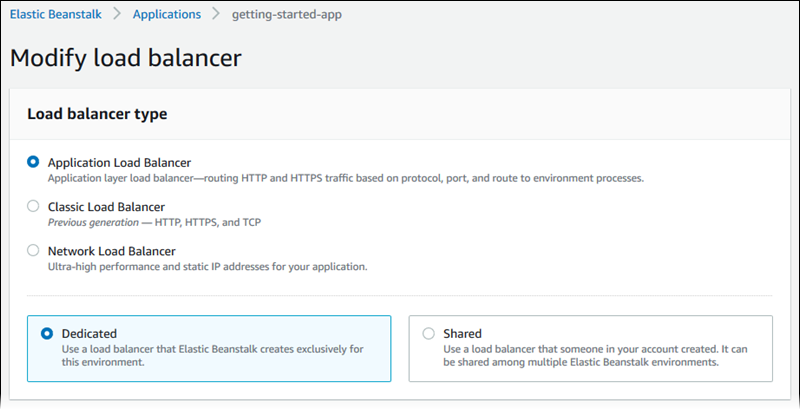 Using the AWS ELB for load balancing