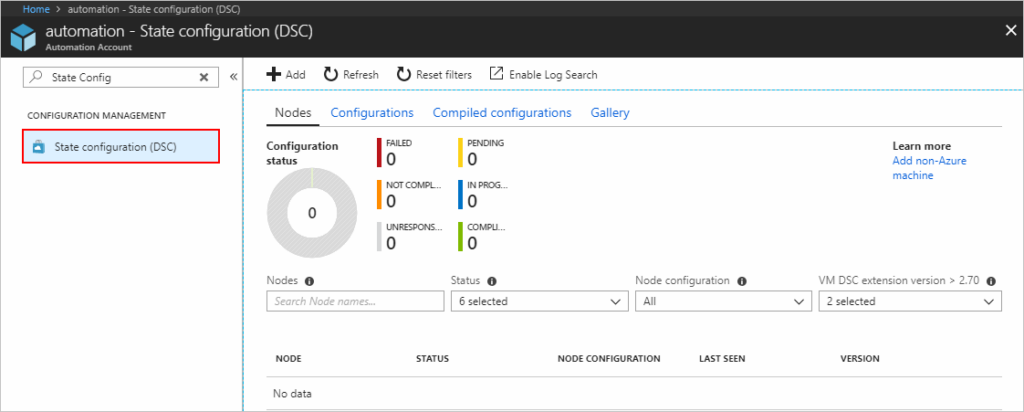 Azure Automation infrastructure automation tools interface