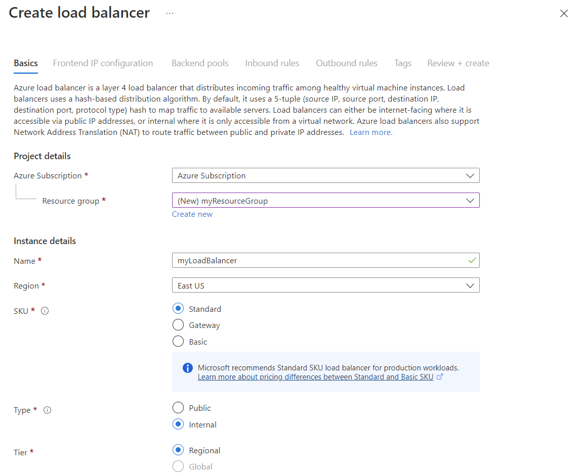 Using Microsoft Azure for load balancing