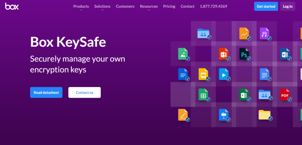 Box KeySafe encryption key management software