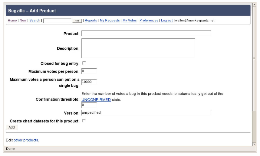 Bugzilla Issue Tracking Software