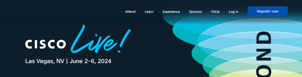 Cisco Live 2024 website screenshot