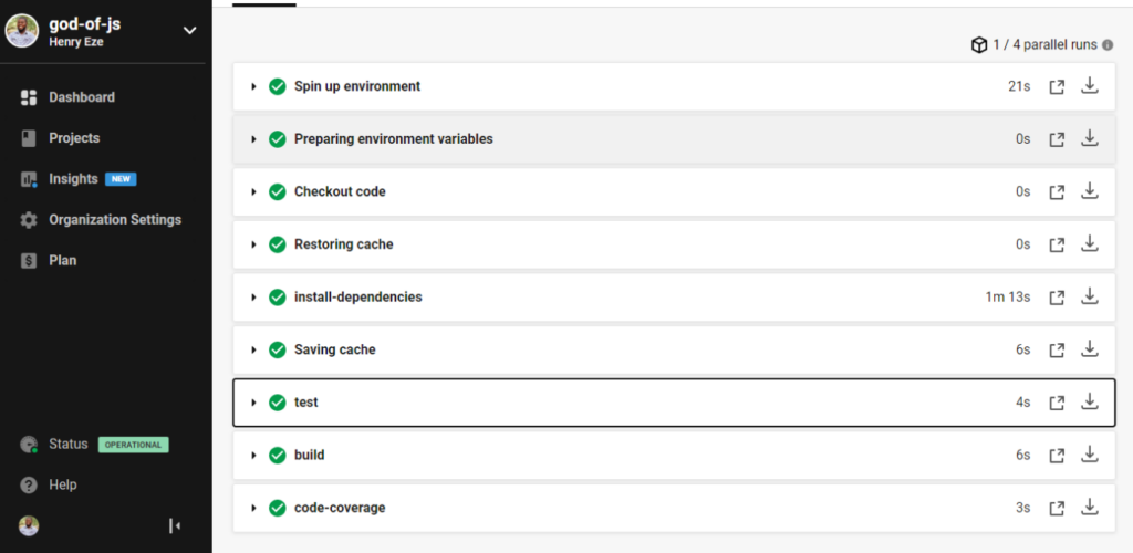 CircleCI continuous integration and deployment setup