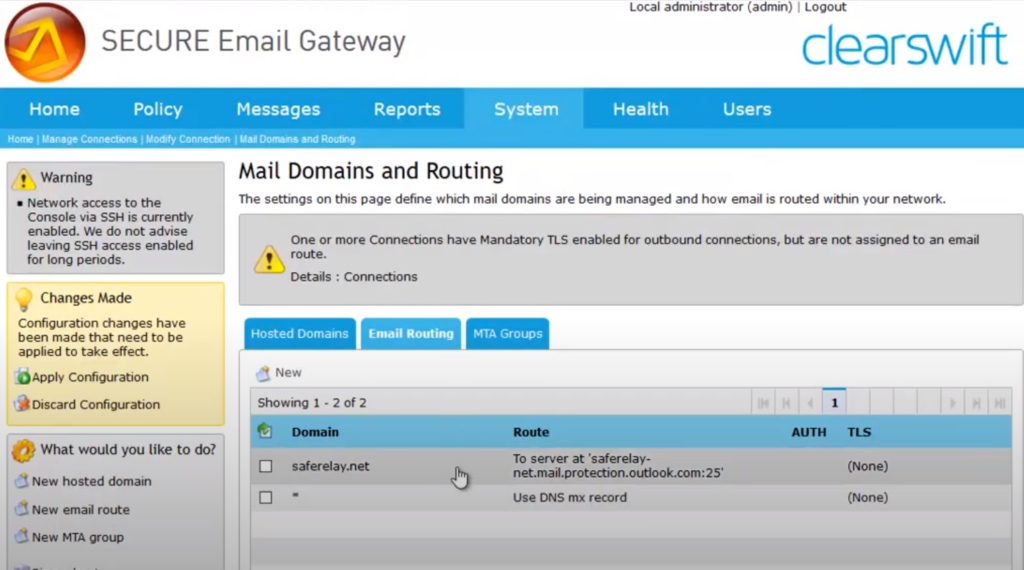 Clearswift's Secure Web Gateway (SWG)