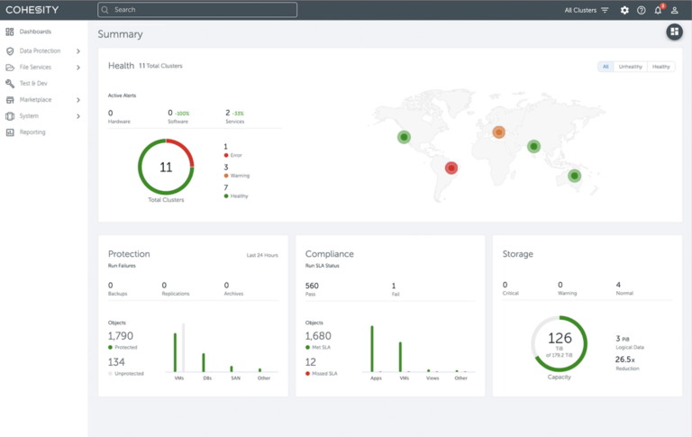 Cohesity Helios SaaS Backup Software