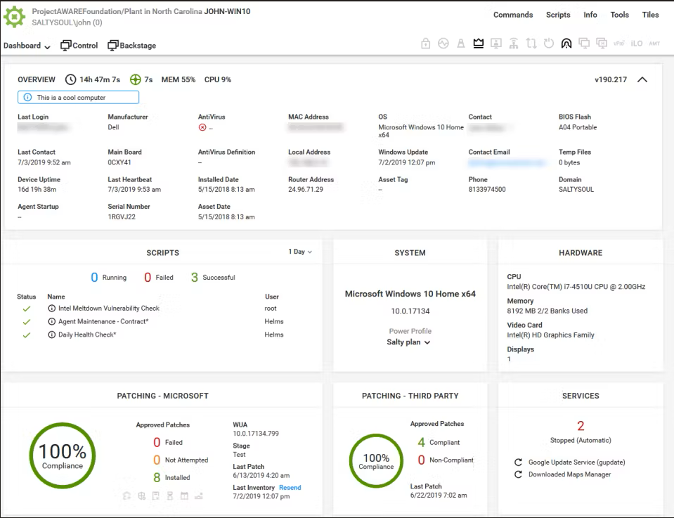 ConnectWise Automate storage virtualization interface