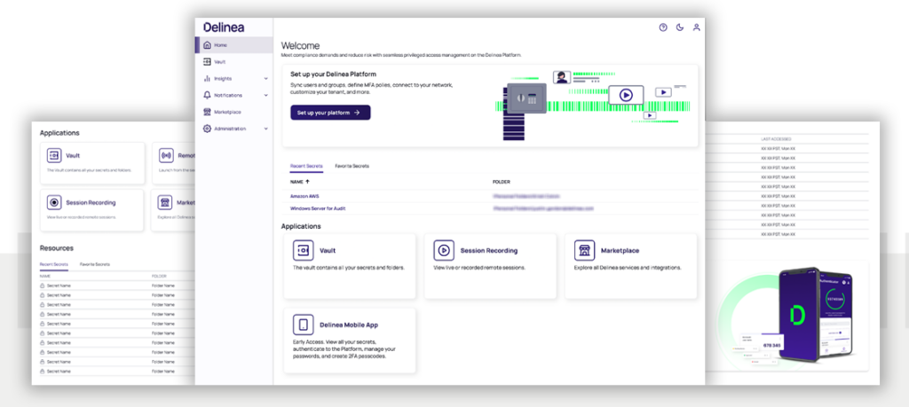 Delinea privileged access management software