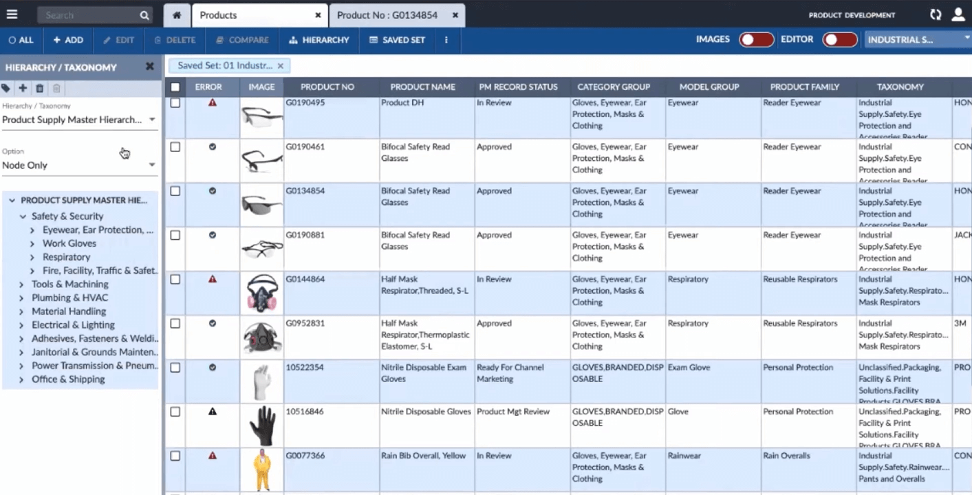 Using EnterWorks' product library for master data management