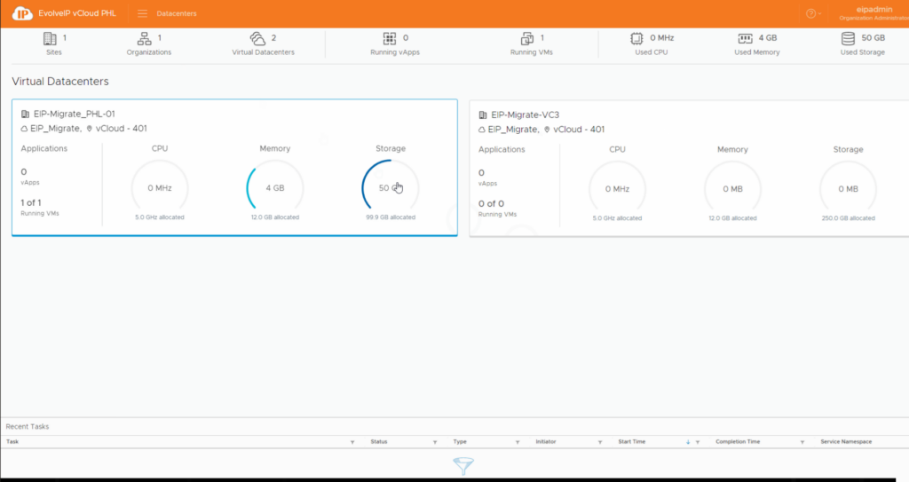 Evolve IP storage virtualization interface
