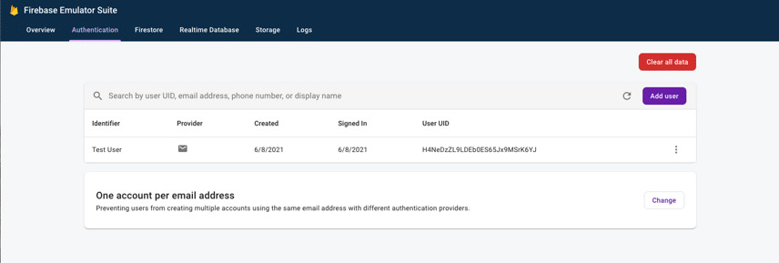 A photo for the authentication tab of the tool Firebase Crashlytics.