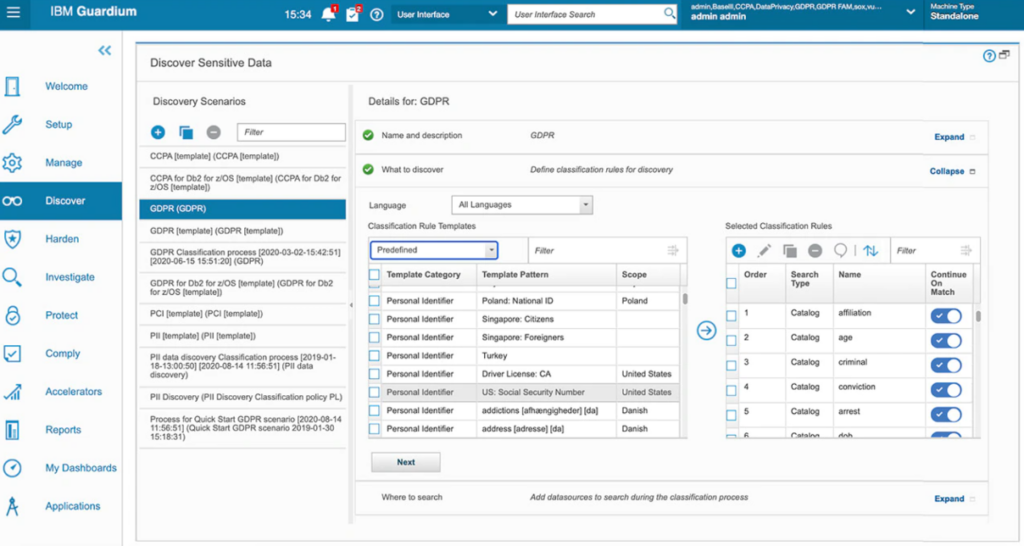 IBM Security Guardium data discovery overview