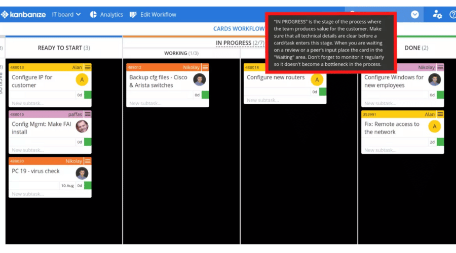 Kanbanize Kanban project management tool