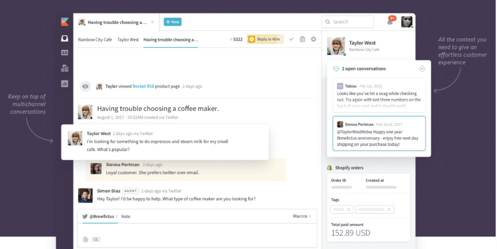 Kayako Cloud helpdesk software