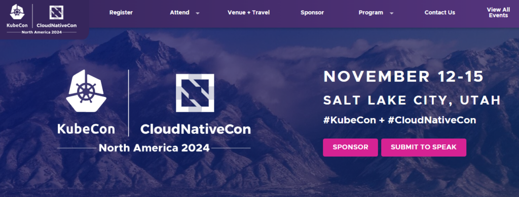 KubeCon + CloudNativeCon North America website snapshot