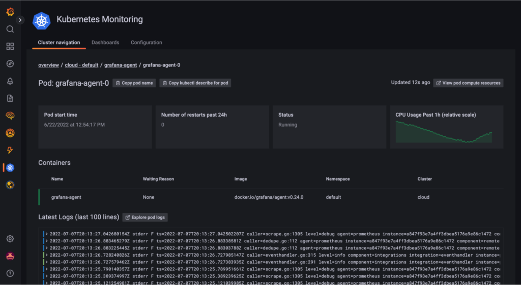 Kubernetes Container Orchestration Software monitoring pod status