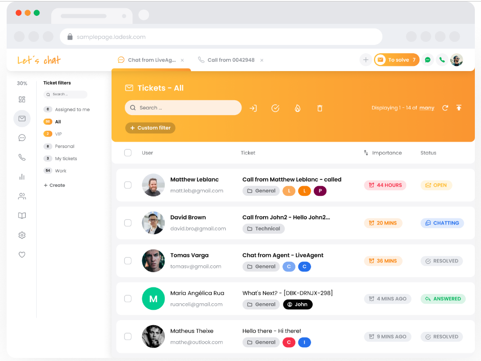 LiveAgent Service Desk Software