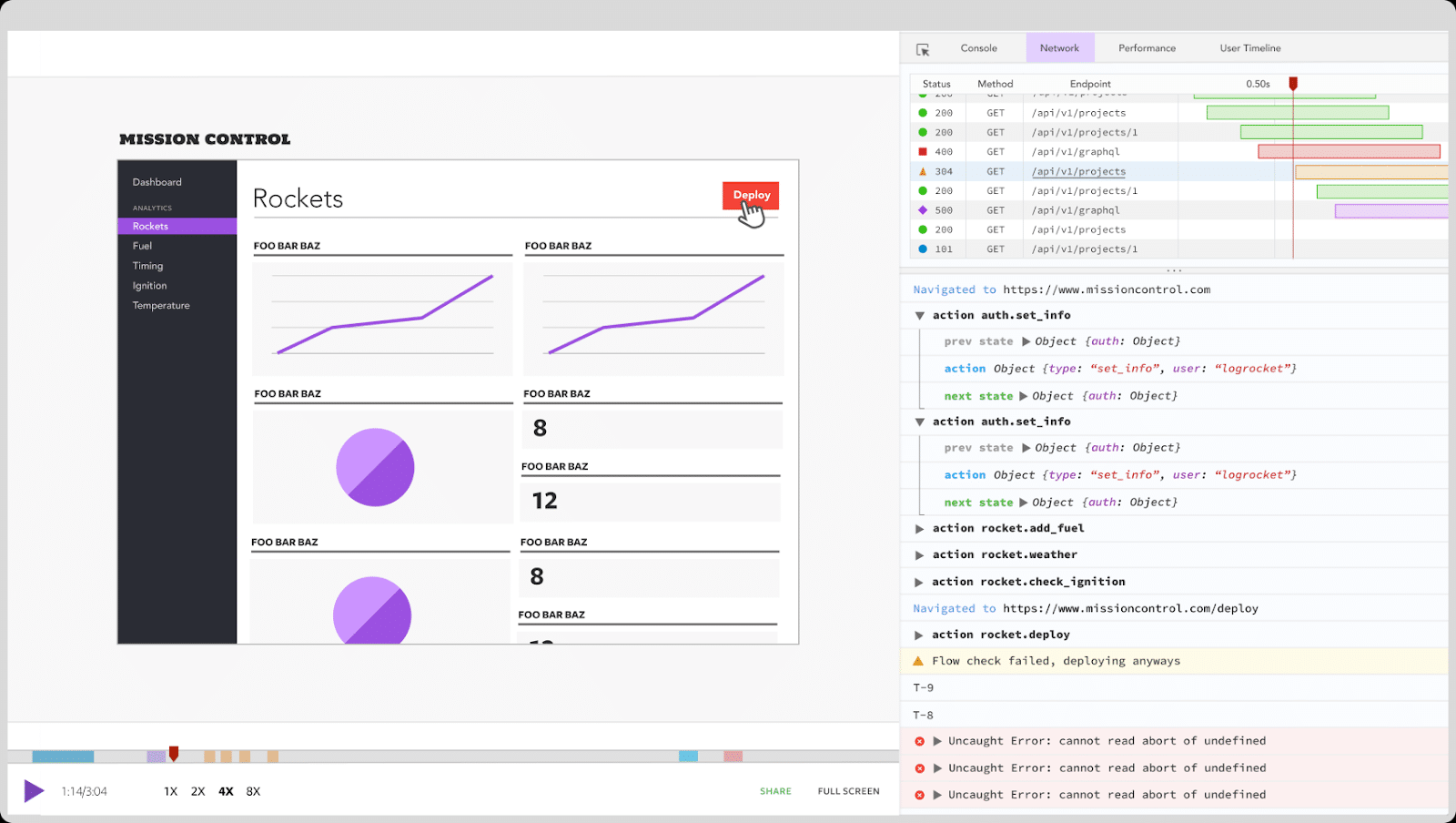 Using Logrocket for debugging an application via reproduction