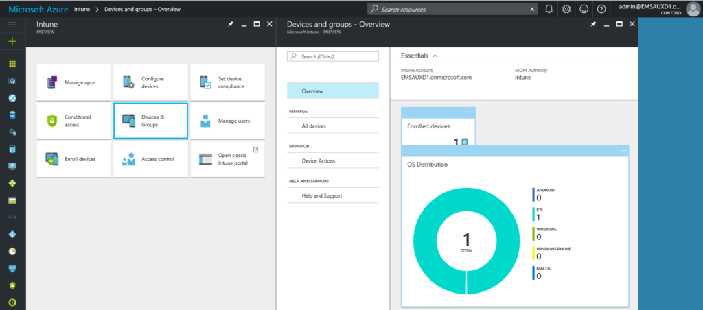 Microsoft Intune mobile application management software