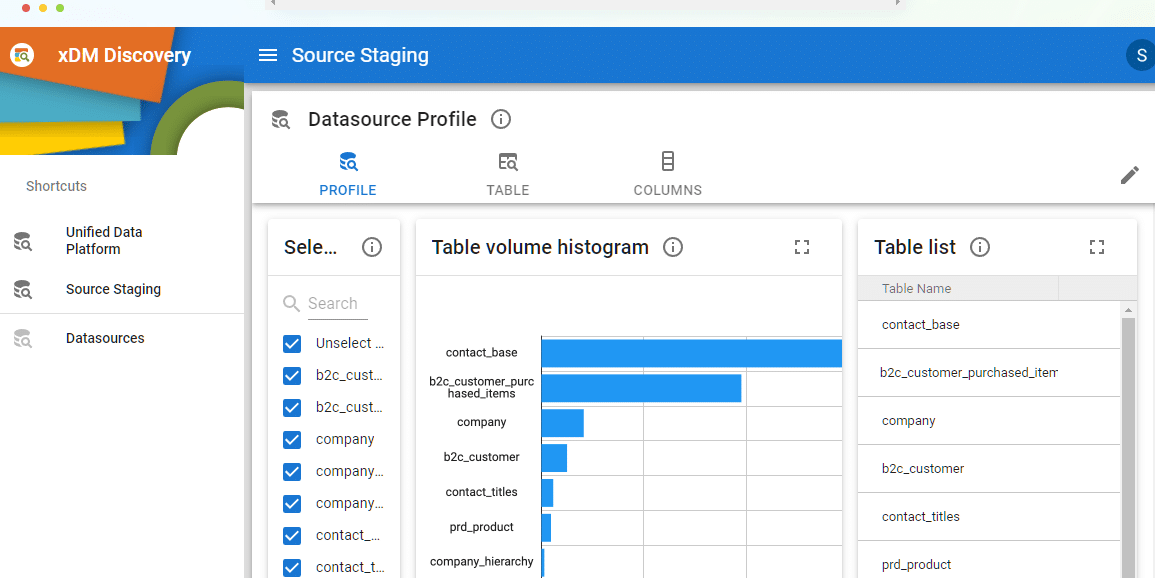 Using Semarchy xDM's Datasource Profile interface for master data management