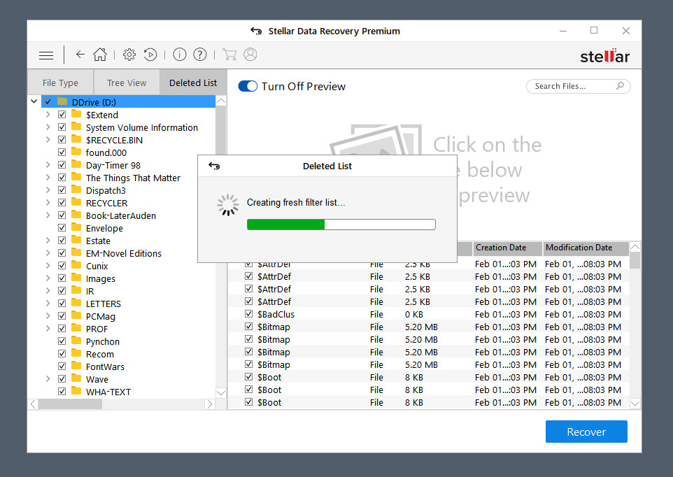 A photo focused on the premium model of the tool Stellar Data Recovery.