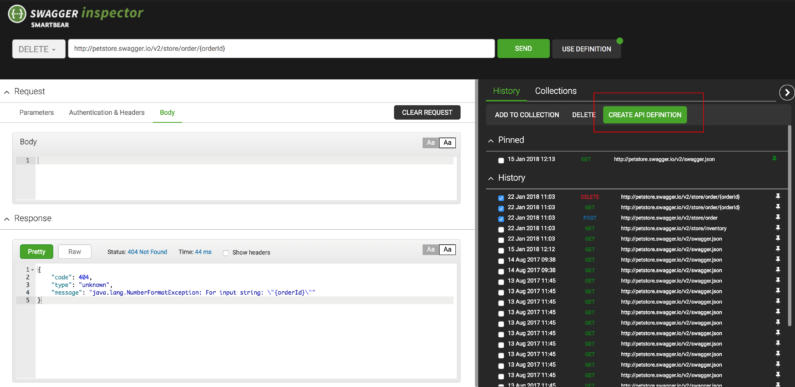 Swagger Inspector API security tool