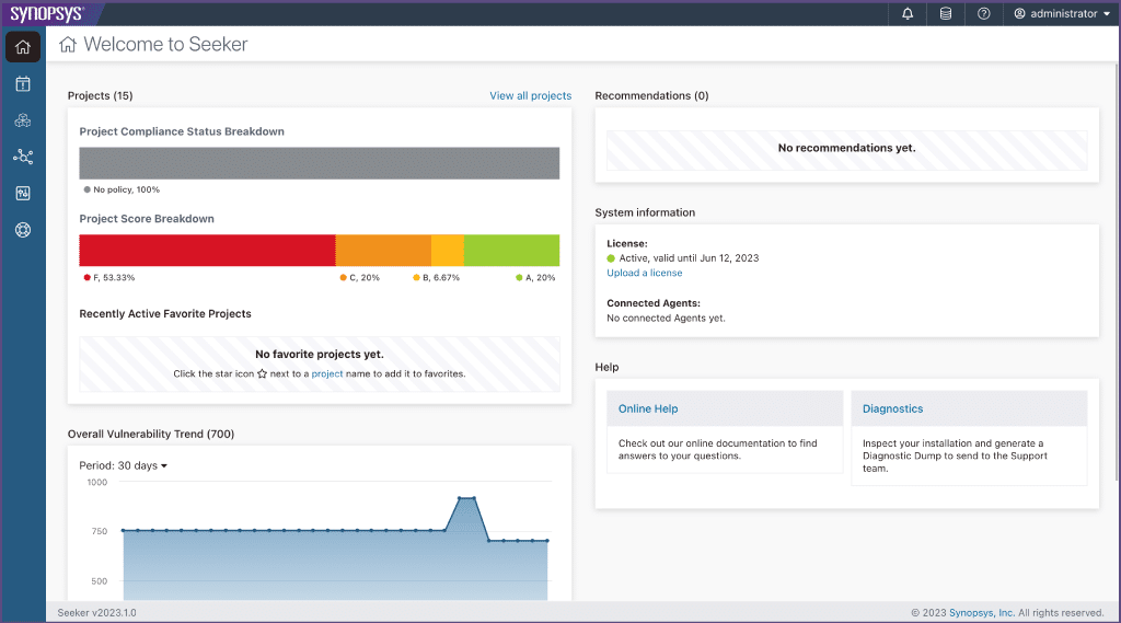 A photo of the home page found in Synopsys Seeker.