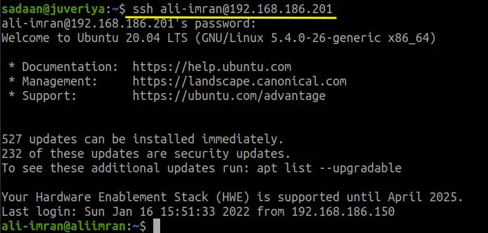 Capturing packets with the TCPdump
