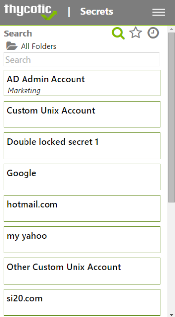 Thycotic Secret Server secrets management tools