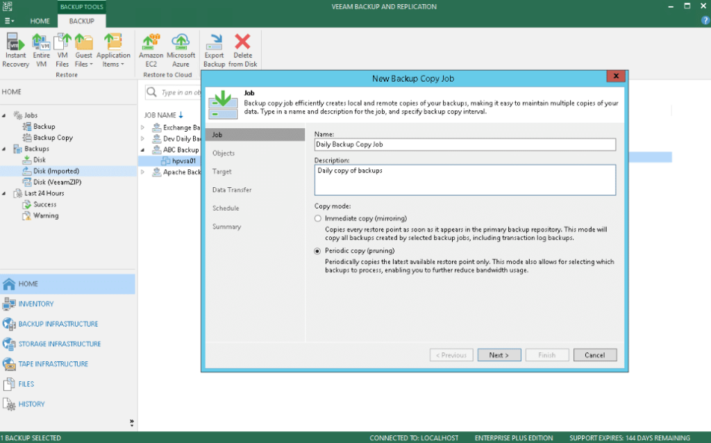 Veeam Data Platform backup and replication overview