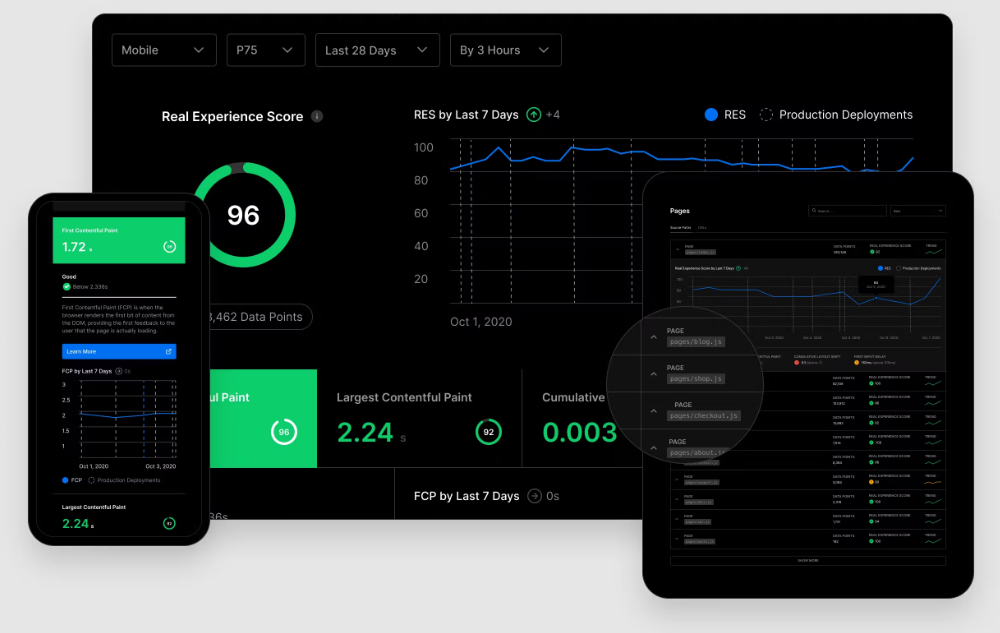 Overview of the Vercel analytics PaaS software