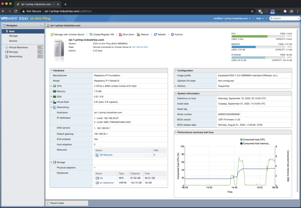 VMware ESXi Network Virtualization Software