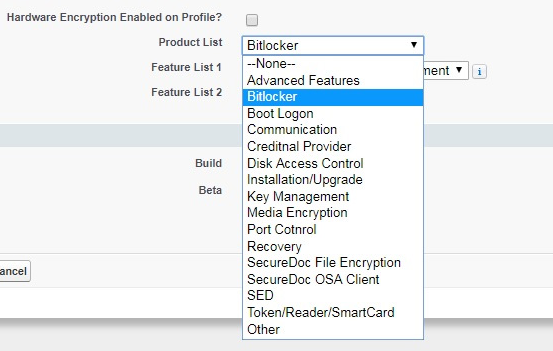 WinMagic SecureDoc Enterprise Server customer portal screenshot